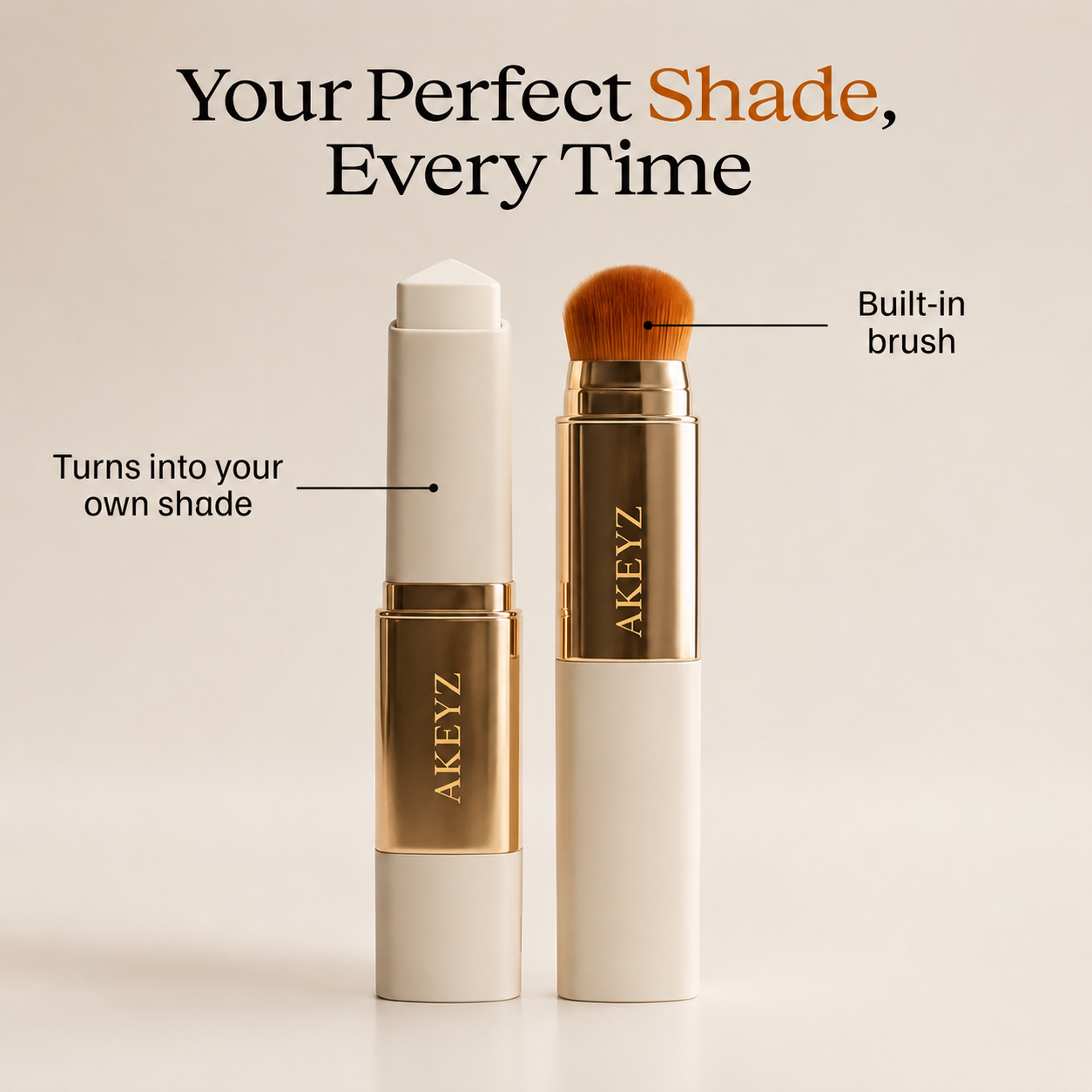 Color-Changing Foundation Stick